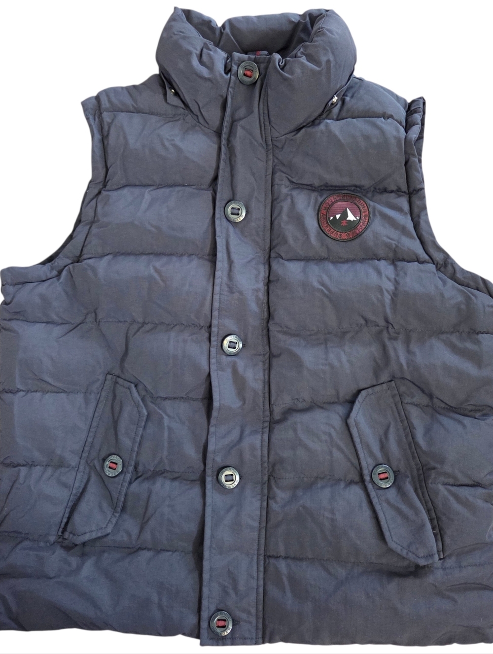 Superdry Men's Quilted Puffer Vest in Dark Navy